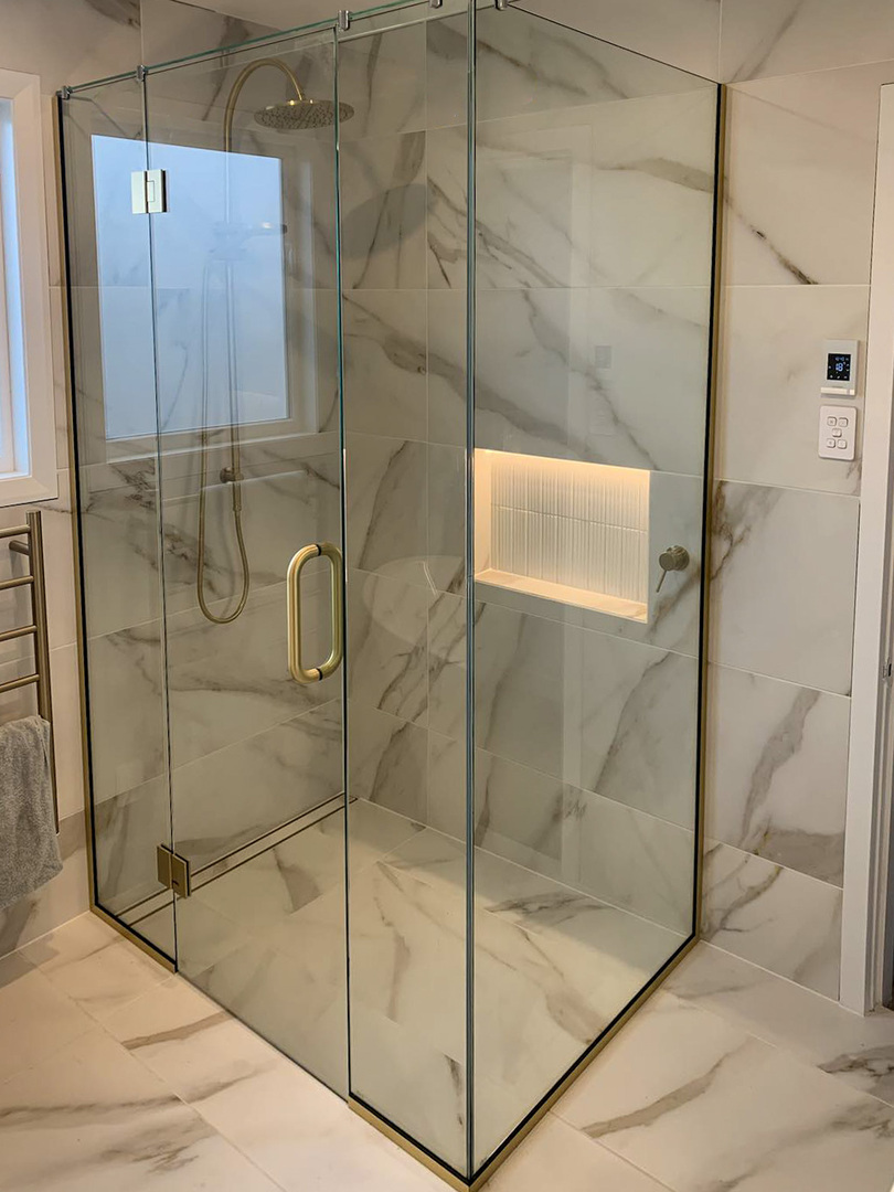 frameless glass shower enclosures