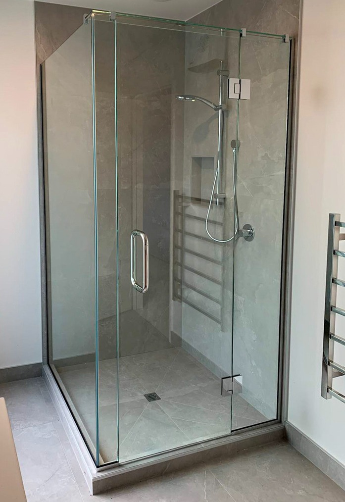 frameless glass shower enclosures